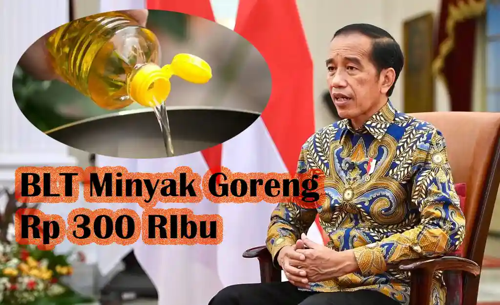 Jokowi Berikan BLT Minyak Goreng