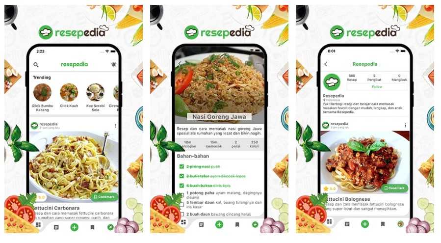 Resepedia - Aplikasi Resep Masakan