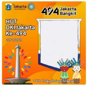 Twibbon HUT DKI Jakarta ke-494