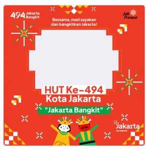 Twibbon HUT DKI Jakarta ke-494