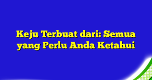 Keju Terbuat dari: Semua yang Perlu Anda Ketahui