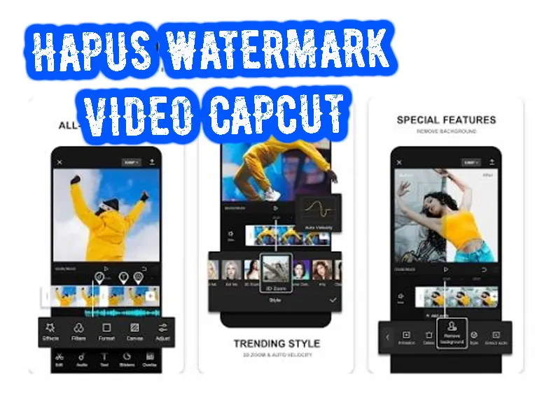 hapus watermark video capcut